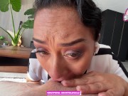 Preview 3 of POV Deepthroat! Boss Lady Throat Fucks Her Assistants 12 Inch Monster Cock! OnlyFans - ShantelDee12