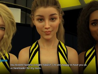 visual novel, 3d, petite, big boobs