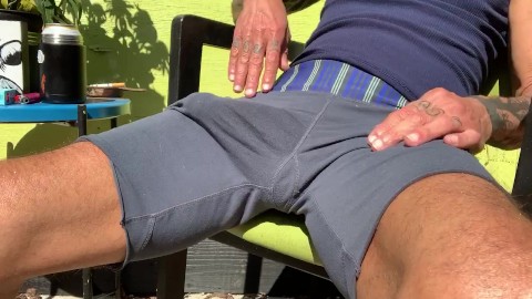 More outdoor jerk off 