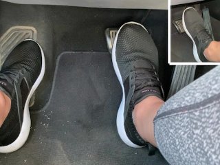 kink, driving feet, athletic feet, driving fetish