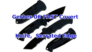 Gerber 06 FAST Covert Knife, Serrated Edge