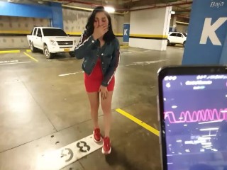 我想在商场停车场喷水