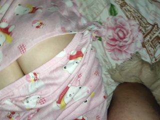 stepsister & OLD stepbrother FUCKON PARENTS 'BEDS!TABOO ROOM