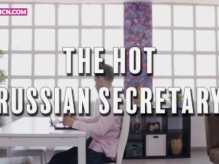 PORNBCN 4K  Hot blonde secretary wants anal sex and deep throat with a big cock Misha Maver screenshot number 0