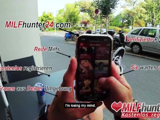 Deepthroat & hard pounding Mia Blow by the MILF Hunter! milfhunting24 screenshot number 2