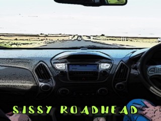 Brandy De Homo Shemale Breekt in Een Sissy Roadhead-stijl