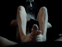 Halloween ritual to summon the terrible footjob nuns