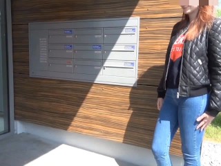 TEENY is at my Door and wants to Fuck