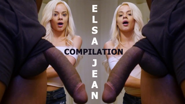Petite Teen Compilation - Teen Elsa Jean Compilation: Petite Girl Stuffed With Big Cocks! porn video  by Elsa Jean
