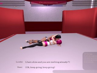 domina, sexfight, lesbian domination, squirting