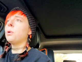 Having anorgasm while driving part 2