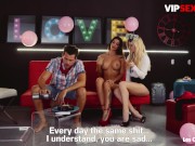 Preview 3 of LosConsoladores - Susy Gala And Sicilia Big Tits Spanish Babe Hardcore Swinger Threesome