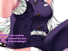 Shinobu Kocho helps your breathing - Hentai JOI (Breathplay Focused, Facesitting,Medium/Hard)