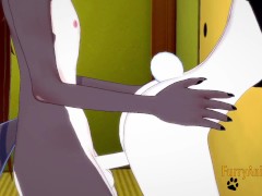 Furry Hentai 3D Yiff - Grey Fox & Panda Bear First Time Sex