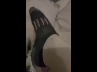 Thick Latina Stock Feet and Socks Humiliates & Ballbusts Her Slave Rupture AttemptPt2
