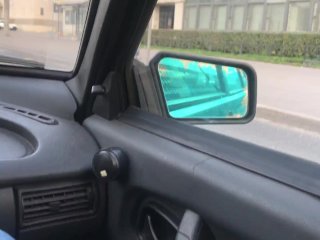outside, masturbate, stripping in the car, public