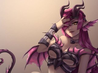 succubus, lewd audio, creampie, demoness