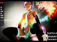 Cosplay Vex Ruby has Orgasm controlled by Fans Live