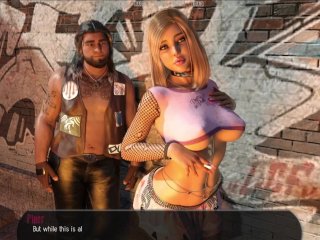 fetish, butt, 3d, tattooed women