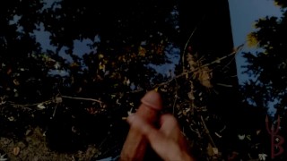 Pissing And Cumming In Some Creepy Scary Woods! BTM