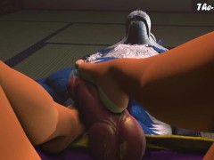 SFM - Carmelita Fox's Footjob Tease