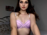 Preview 1 of FULLY NAKED TEEN CAMGIRL CUTE LINGERIE CHATURBATE BEDROOM LIVESTREAM RECORDING