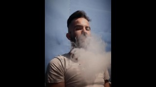 OnlyFans / JUSTforFANS-Ethan Haze-Nice Thickのメスクラウドを吹き飛ばす