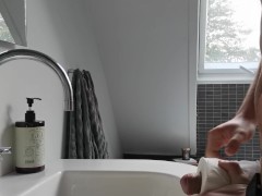 Being creative - huge load of cum