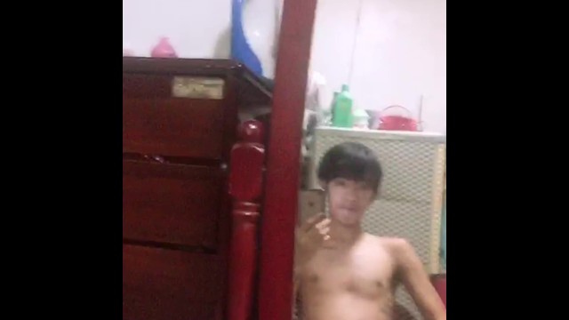 Filipino Inked Boy Jerking off in Front of the Mirror and Shooting his Cum - Pornhub Gay