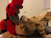 Preview 5 of Getting Stuffed With Cum by Fox
