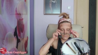 Helloween Maleficent make-up. Volledige clip in Fun Club