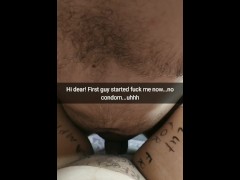 Hi dear! See I let myself be fucked bareback by a stranger [Cuckold. Snapchat]