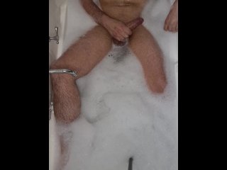 exclusive, vertical video, bubbles, stroking