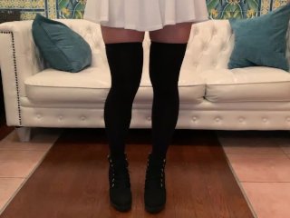feet, foot fetish, blowjob, japanese boots