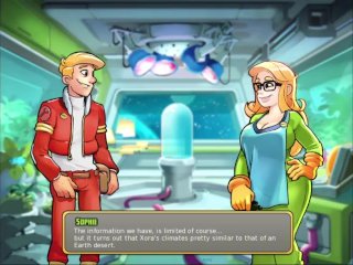 cartoon, video game, space rescue, h game