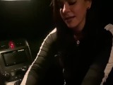 Slutty Amber Storm sucking off a stranger in the car - Part 1