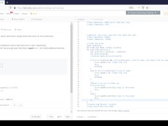 Merge Sorted Array (replacement) Review - Javascript - Screenshot 10 of 16 - Geek