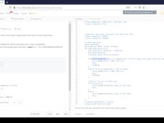 Merge Sorted Array (replacement) Review - Javascript - Screenshot 11 of 16 - Kink