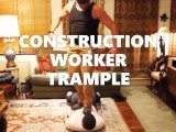 Straight Construction Worker Tramples His Gay Slave - TEASER
