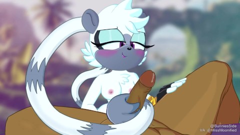 Tangle the Lemur - Trabajo de cola (Sonic porno)