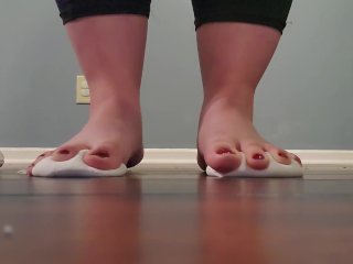 feet, foot, squish, old young