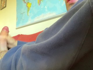 Guy_Jerking Off_His Big Fatty Cock