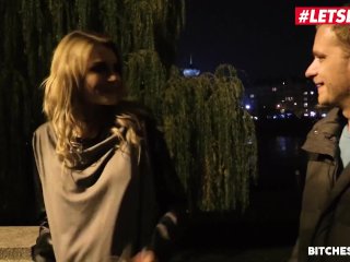Bitches Abroad - Russian Babe Karina Grand Rides Big Cock In Prague - LETSDOEIT screenshot number 1