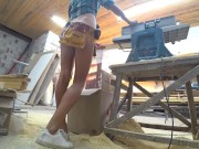 Preview 6 of Floating Metal Table part 4p3.3 - Woodworking Day 3 short cut 3 (music Be my lover)