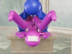 Video Among Us Threesome Blue and Red Fuck Pink (futa, japanese, dp)