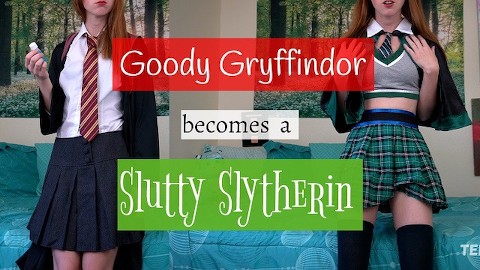 Goody Gryffonddor devient une Salope Slytherin [Ginny Weasley Potion JOI]