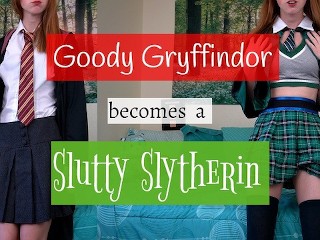 Goody Gryffindor becomes a Slutty Slytherin [ginny Weasley Potion JOI]