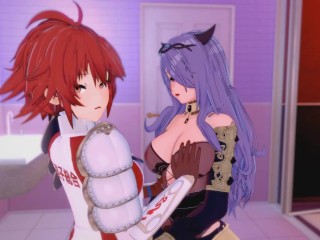Fire Emblem Fates Hentai 3D (lesbisch) - Camilla x Hinoka