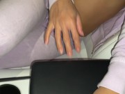 Preview 3 of Asian Tinder Slut Rides Cock till Creampie in Backseat of Tesla