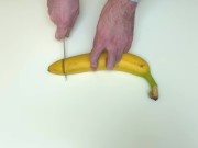 Preview 1 of How To Make DIY Homemade Fleshlight With Banana Peel